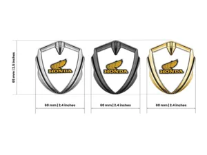Honda Silikon Emblem Abzeichen Minimaler Stil Universell